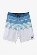 Boy's Hyperfreak Heat Stripe 17" Boardshorts - Fog | O'Neill