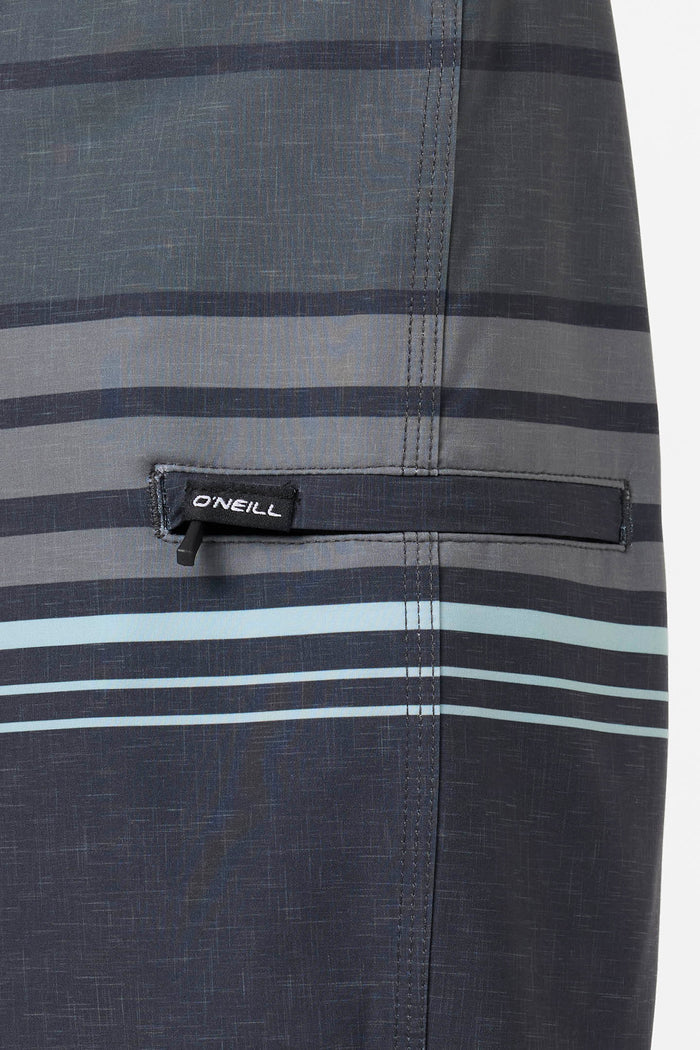 Boy's Hyperfreak Heat Stripe 17" Boardshorts - Phantom | O'Neill