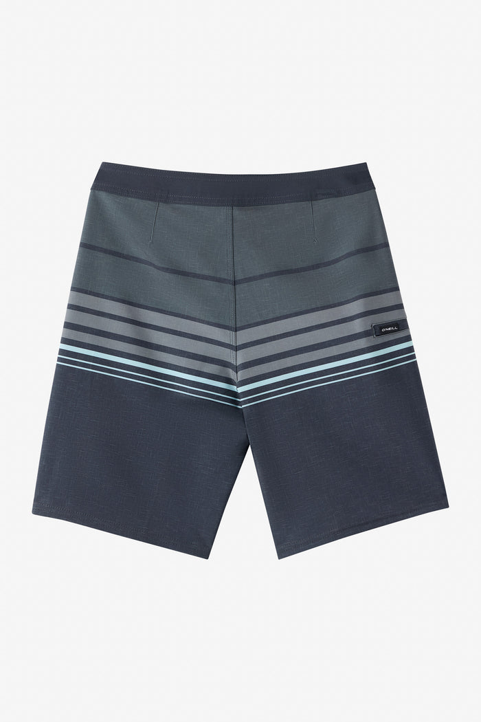 Boy's Hyperfreak Heat Stripe 17" Boardshorts - Phantom | O'Neill