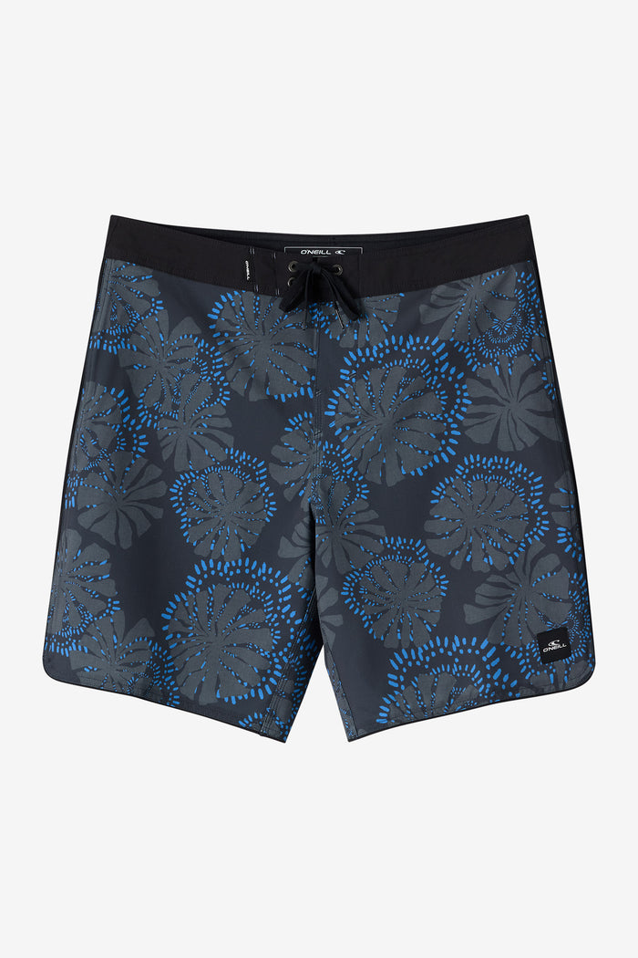 Boy's Hyperfreak Mysto Scallop 17" Boardshorts