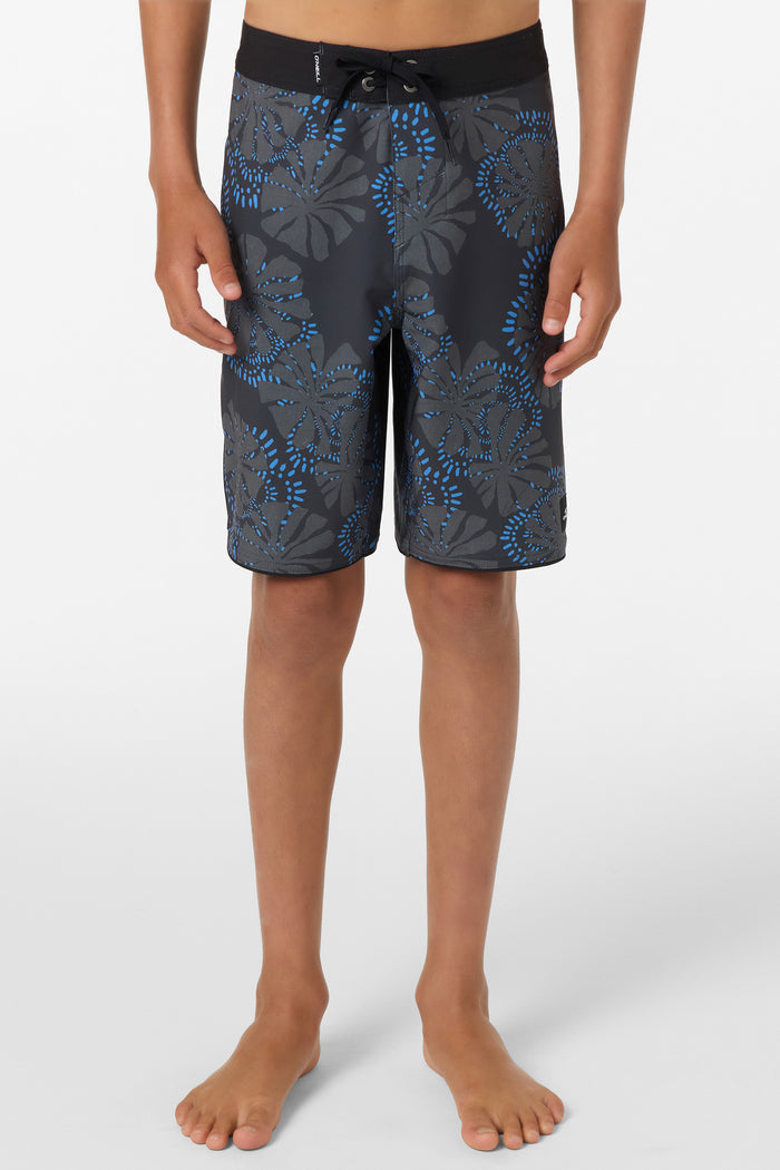 Boy's Hyperfreak Mysto Scallop 17" Boardshorts