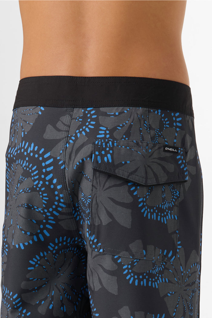 Boy's Hyperfreak Mysto Scallop 17" Boardshorts