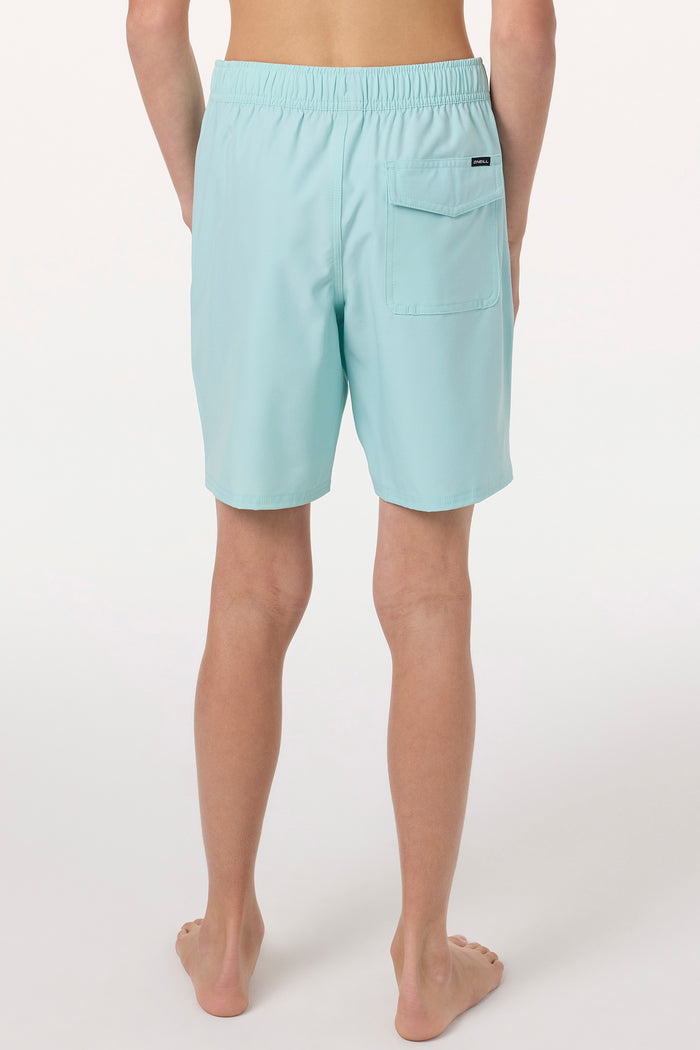 Boy's Lennox Hermosa Solid Volley 16" Swim Trunks -  | O'Neill