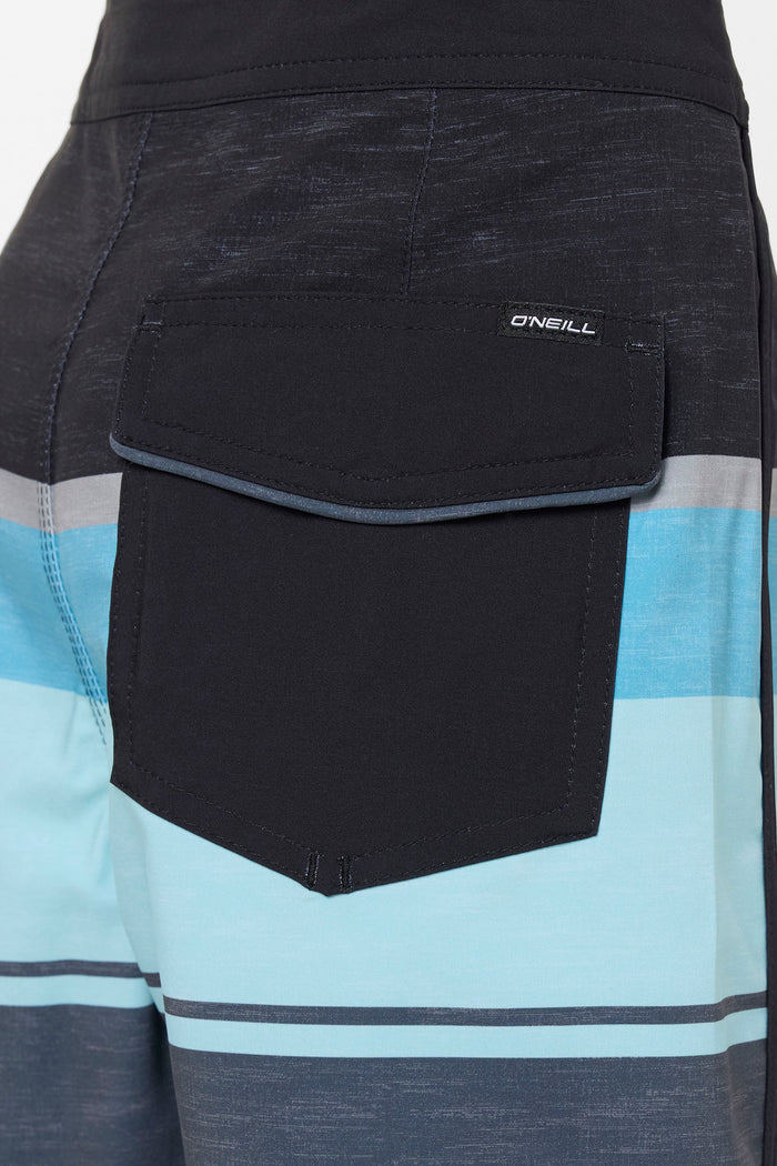 Boy's Lennox Scallop 16" Boardshorts - Phantom | O'Neill