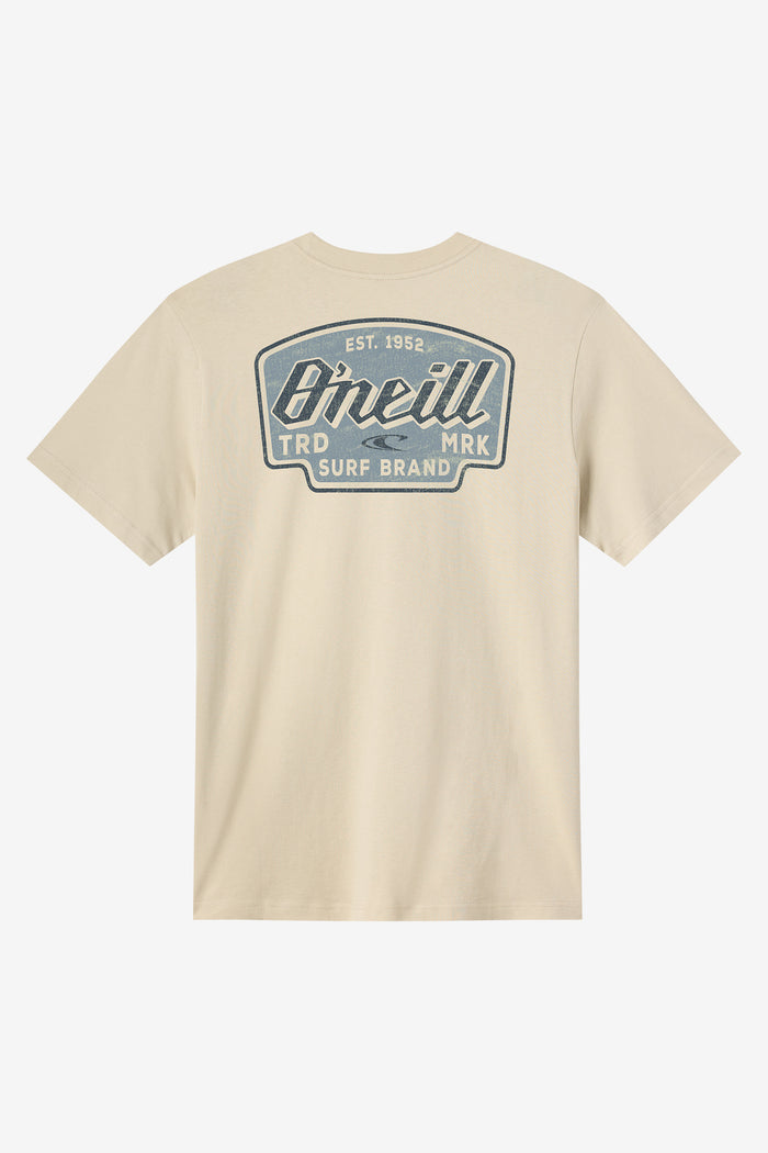 Boy's Locksmith Tee - Lt Khaki | O'Neill