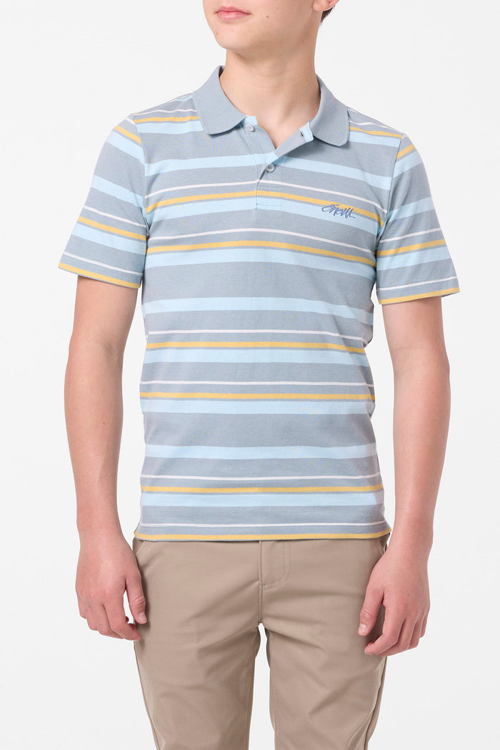 Boy's Novak Knit Polo Shirt - Citadel | O'Neill
