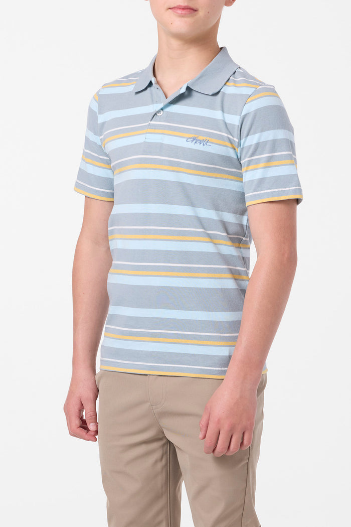 Boy's Novak Knit Polo Shirt - Citadel | O'Neill