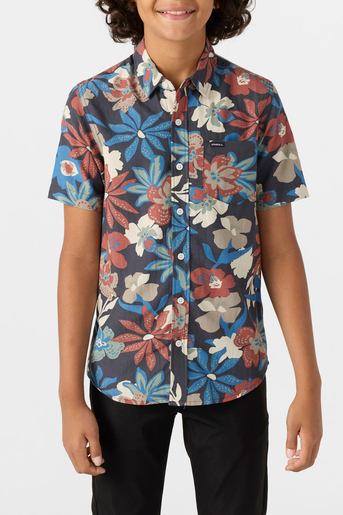 Boy's Oasis Standard Shirt - Graphite | O'Neill
