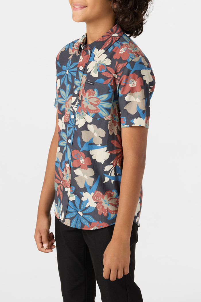 Boy's Oasis Standard Shirt - Graphite | O'Neill