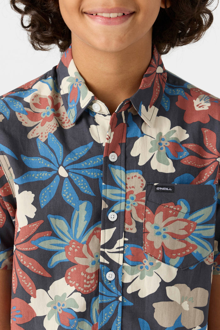 Boy's Oasis Standard Shirt - Graphite | O'Neill