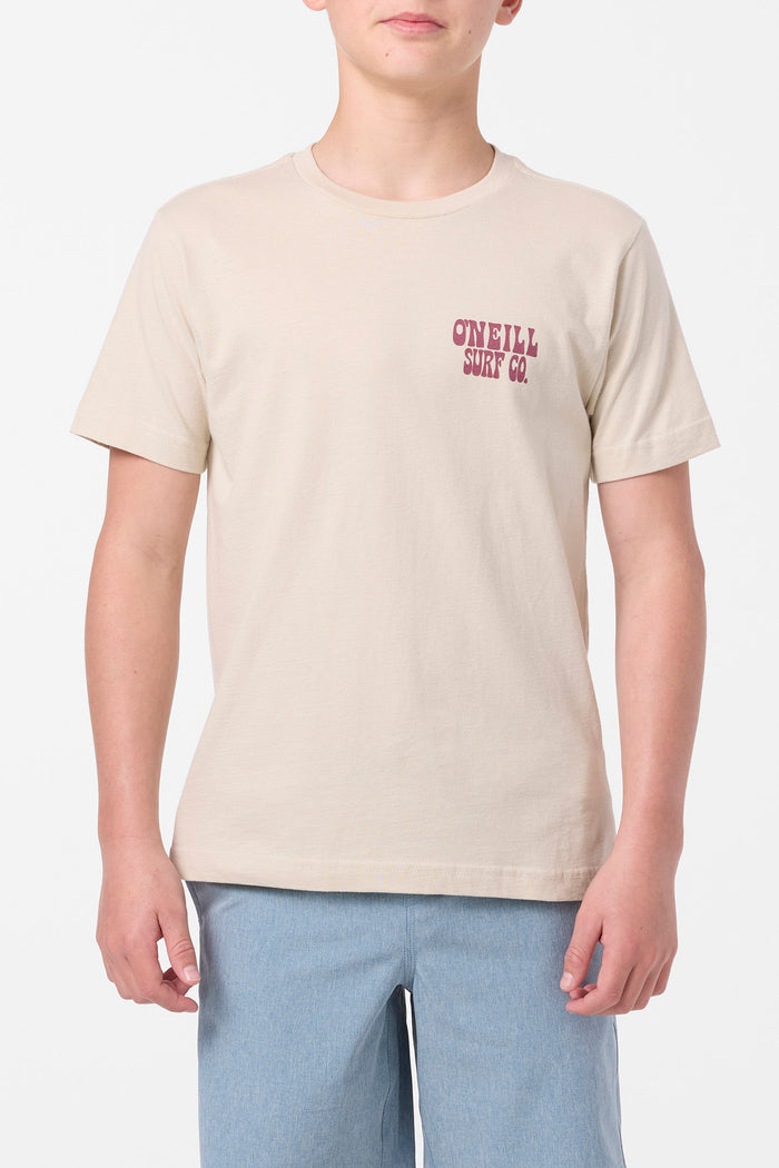 Boy's Pelly Tee - Lt Khaki | O'Neill