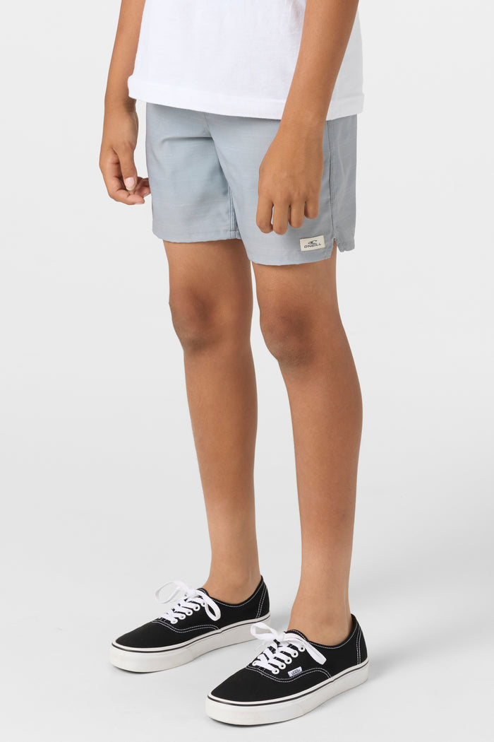 Boy's Perform Light Lined 15" Hybrid Shorts - Light Grey | O'Neill
