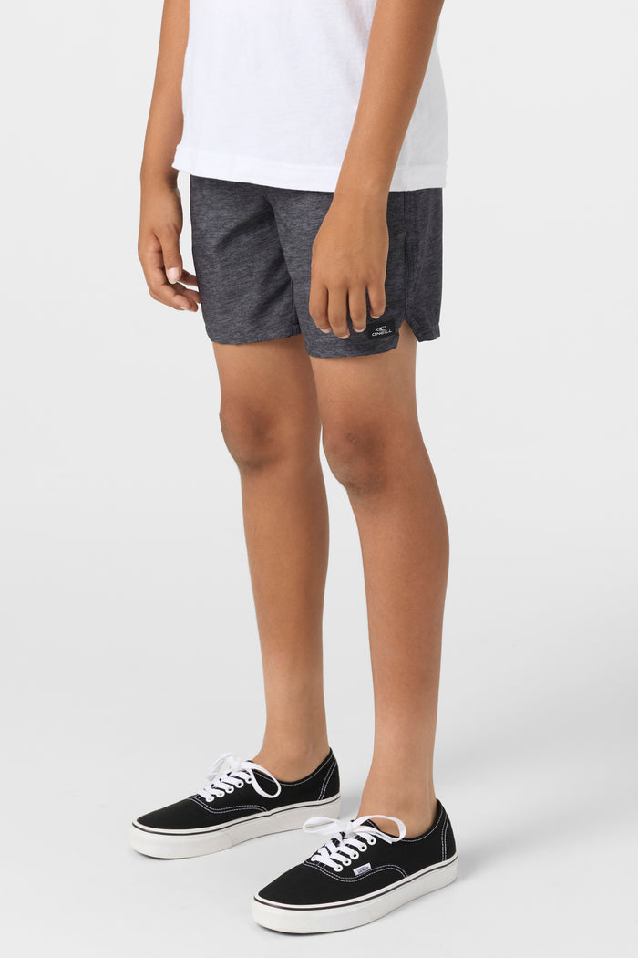 Boy's Perform Light Lined 15" Hybrid Shorts - Hthr Black | O'Neill