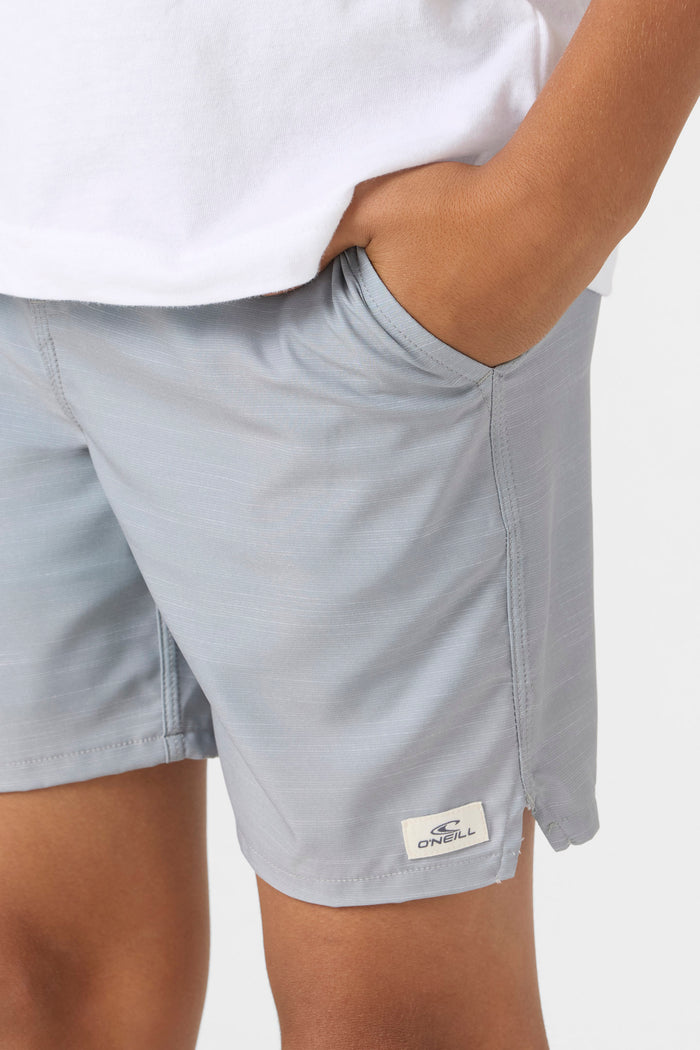 Boy's Perform Light Lined 15" Hybrid Shorts - Light Grey | O'Neill