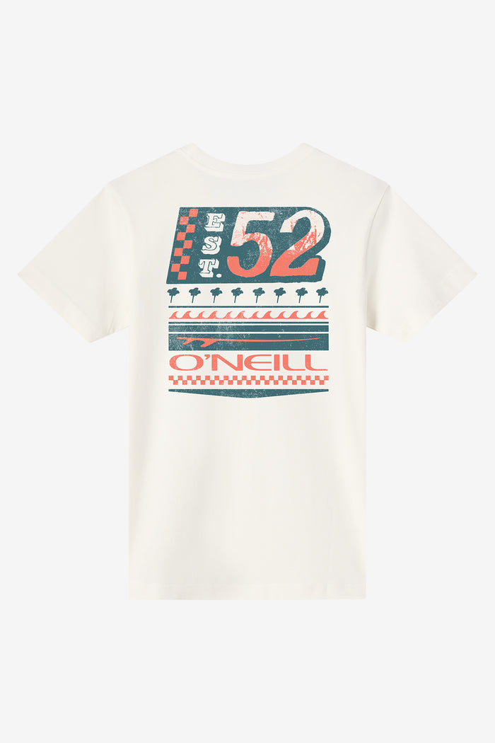 Boy's Rays Jersey Tee - Tofu | O'Neill