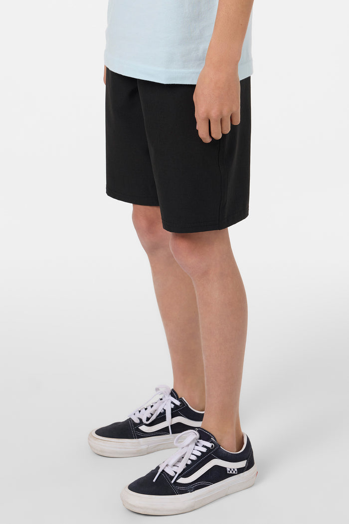 Boy's Reserve Heather 18" Hybrid Shorts - Hthr Black | O'Neill