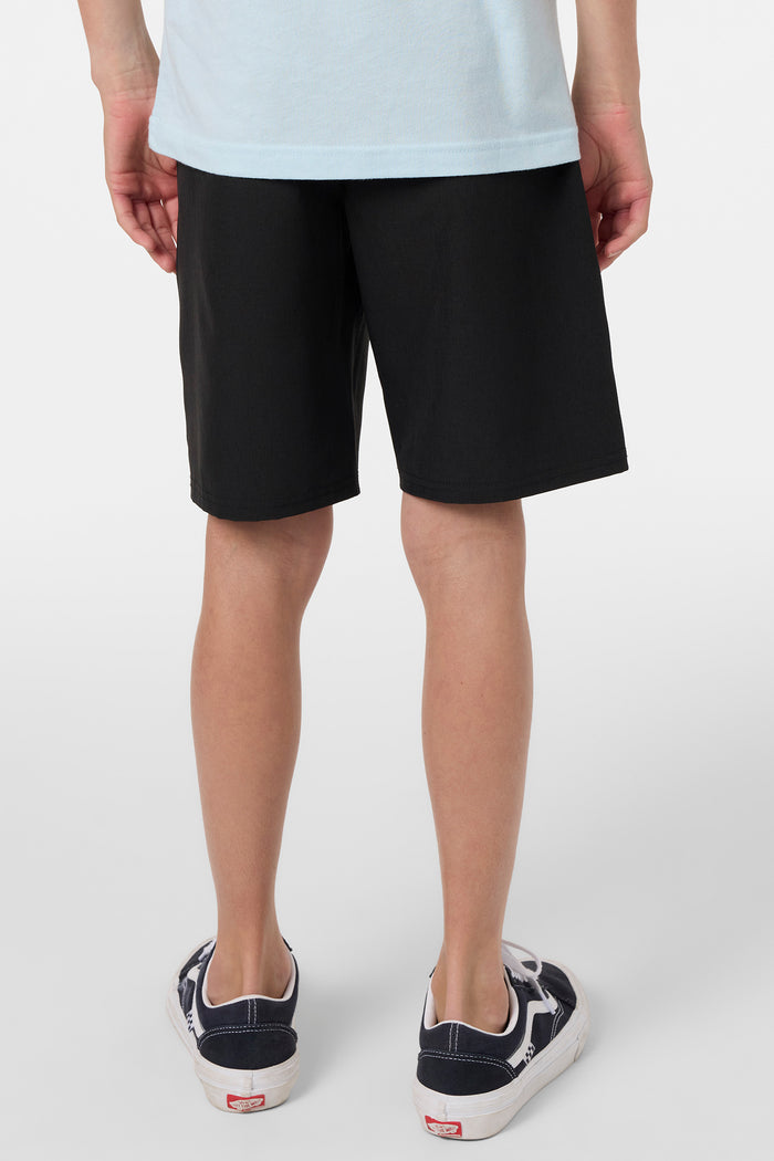 Boy's Reserve Heather 18" Hybrid Shorts - Hthr Black | O'Neill
