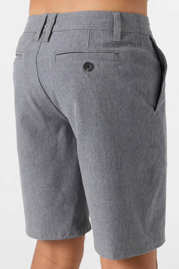 Boy's Reserve Heather 18" Hybrid Shorts - Heather Grey | O'Neill