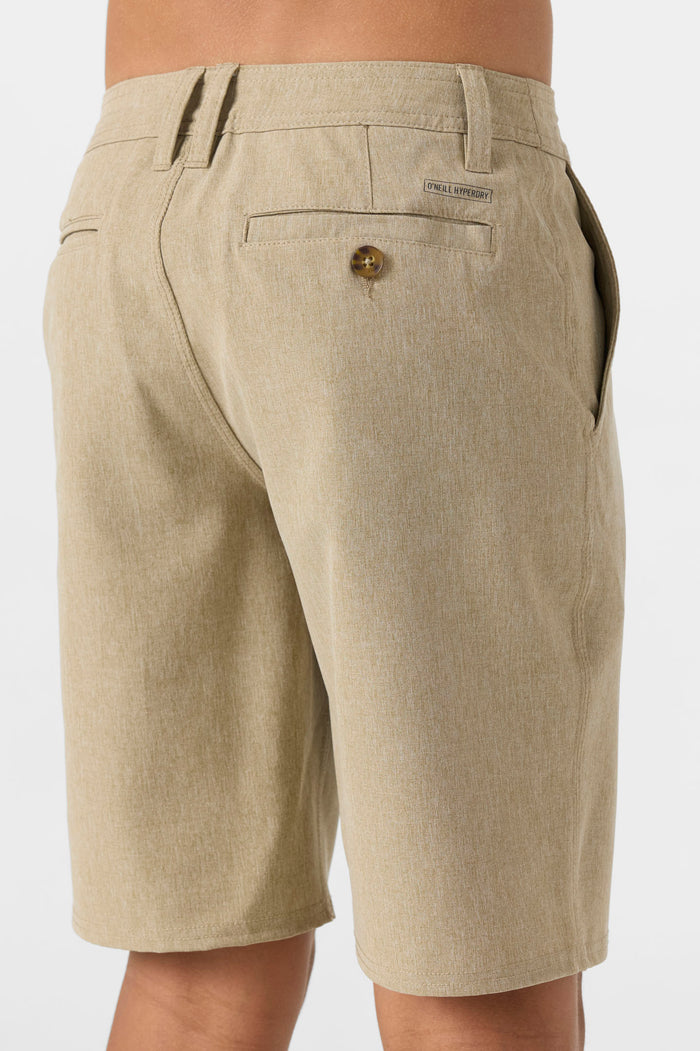 Boy's Reserve Heather 18" Hybrid Shorts - Hthr Khaki | O'Neill