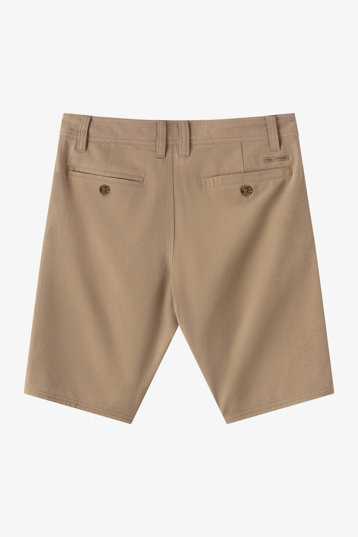 Boy's Reserve Light Check 18" Hybrid Shorts - Dark Khaki 2 | O'Neill