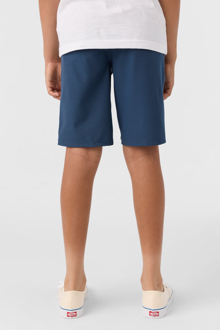 Boy's Reserve Light Check 18" Hybrid Shorts - Navy | O'Neill
