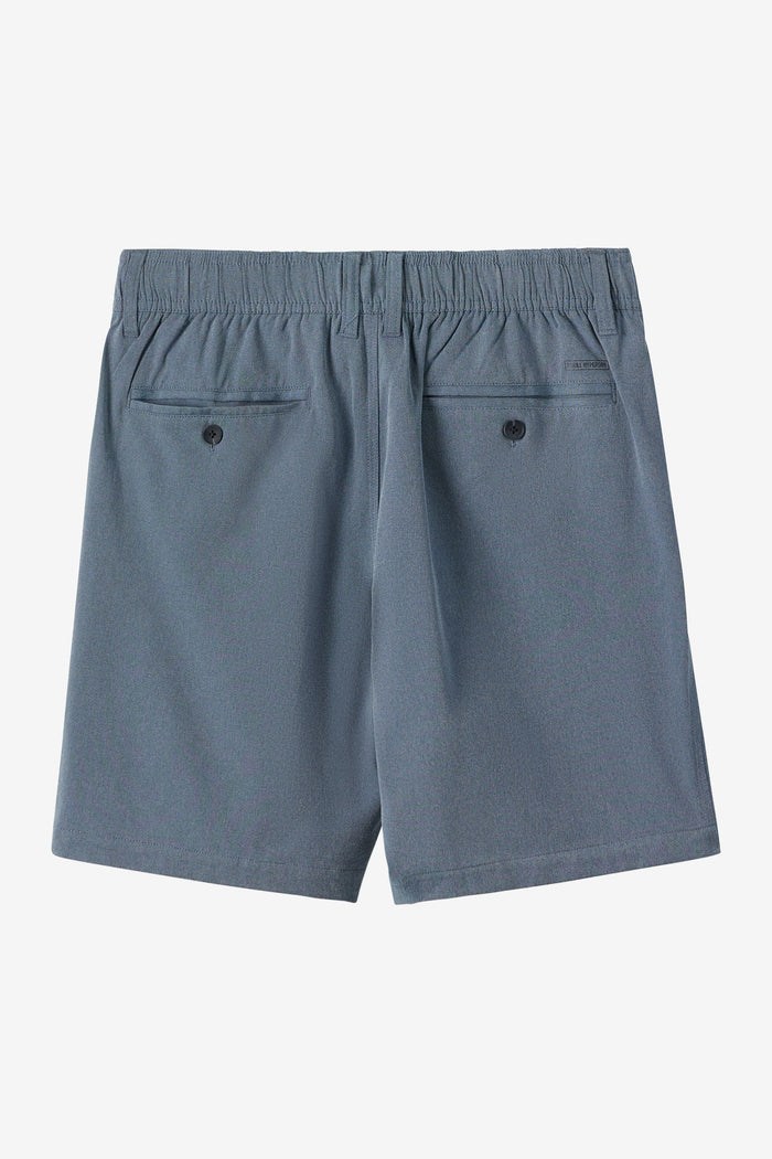 Boy's Reserve Light Check Elastic Waist 16" Hybrid Shorts