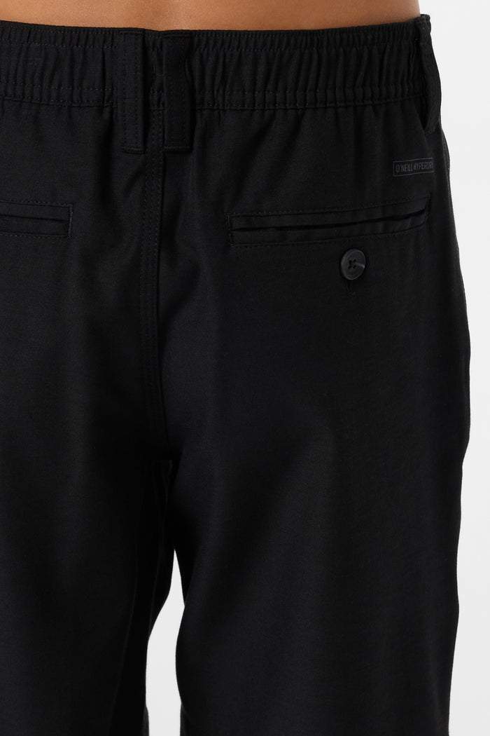 Boy's Reserve Light Check Elastic Waist 16" Hybrid Shorts