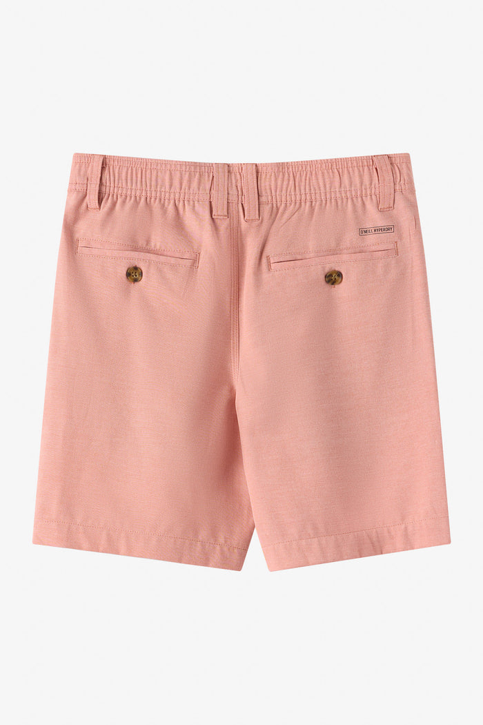 Boy's Reserve Light Check Elastic Waist 16" Hybrid Shorts -  | O'Neill