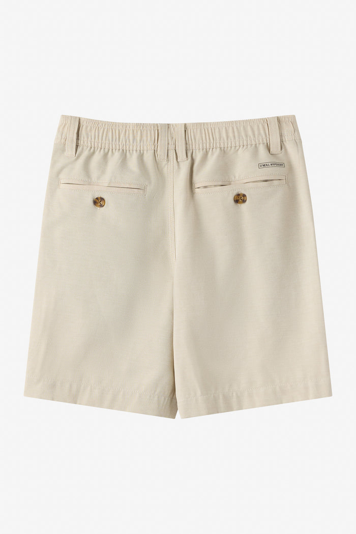 Boy's Reserve Light Check Elastic Waist 16" Hybrid Shorts -  | O'Neill