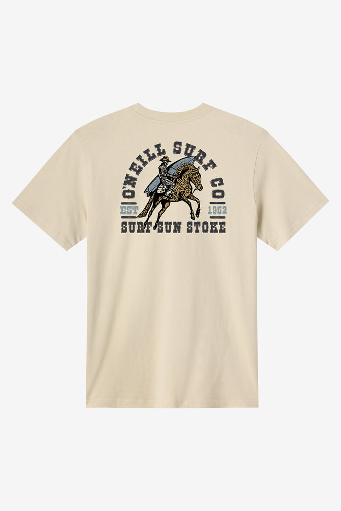 Boy's Saddle Up Tee - Lt Khaki | O'Neill