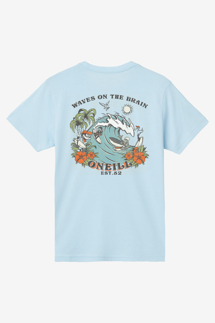 Boy's Surf Cats Tee - Sky Blue Heather | O'Neill