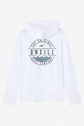 Boy's TRVLR UPF Hooded Blaze Long Sleeve Shirt - White | O'Neill