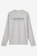 Boy's TRVLR UPF Stacked Long Sleeve Shirt - Heather Grey | O'Neill