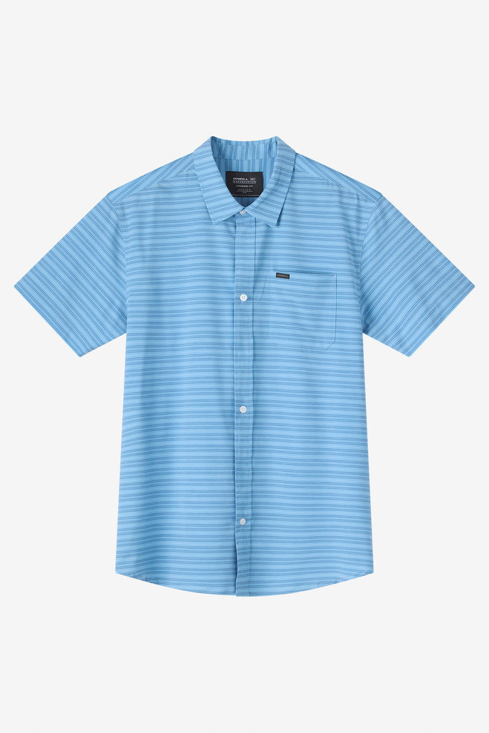 Boy's TRVLR UPF Traverse Stripe Shirt - Blue Fade | O'Neill