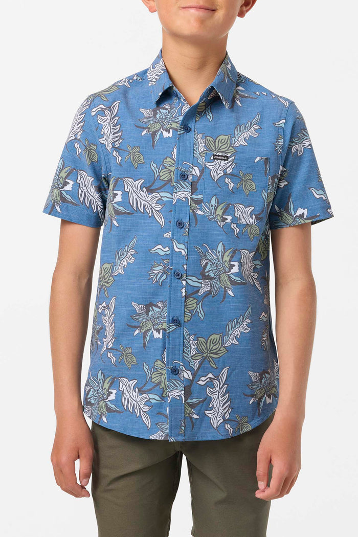 Boy's UPF Slub Standard Fit Shirt - Midnight Navy | O'Neill