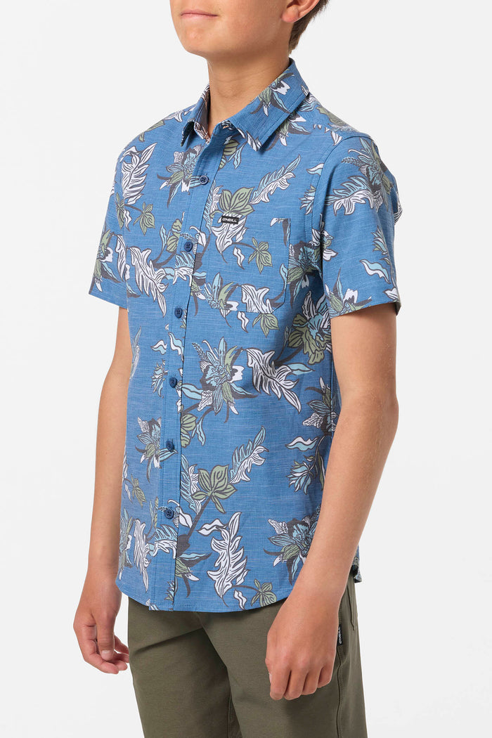 Boy's UPF Slub Standard Fit Shirt - Midnight Navy | O'Neill