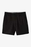 Boy's Utility Scallop Hybrid 16" Hybrid Shorts - Black | O'Neill