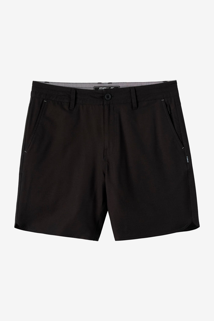 Boy's Utility Scallop Hybrid 16" Hybrid Shorts - Black | O'Neill