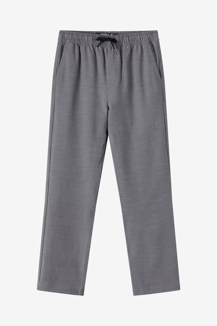 Boy's Venture Elastic Waist Hybrid Pants - Heather Grey | O'Neill