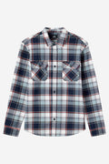 Boy's Winslow Plaid Flannel Long Sleeve Shirt - Navy | O'Neill