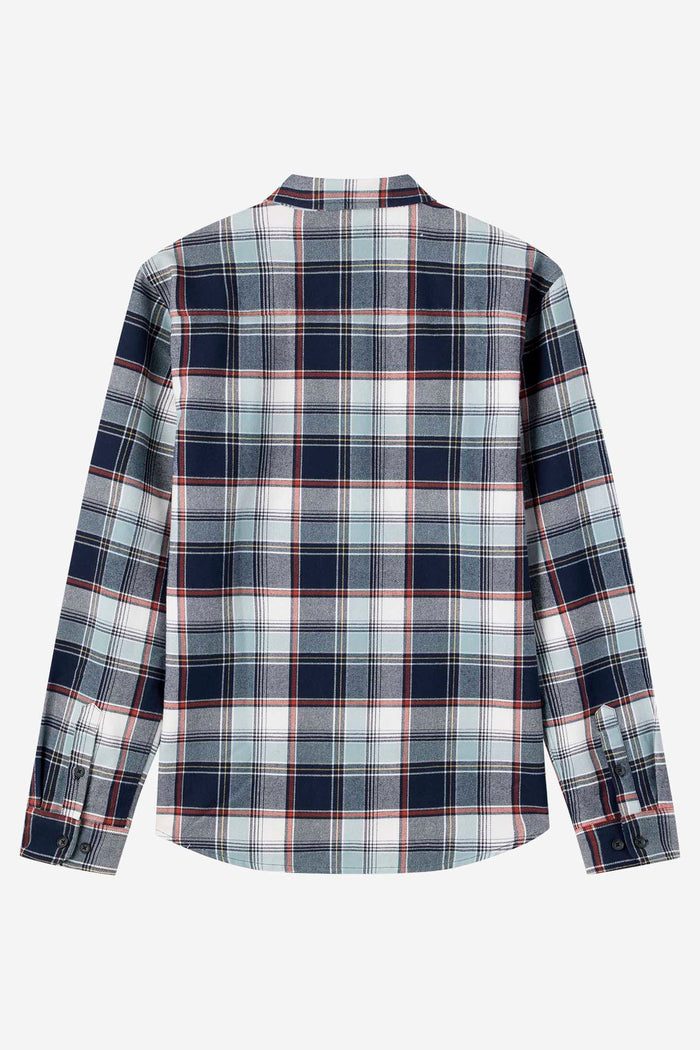 Boy's Winslow Plaid Flannel Long Sleeve Shirt - Navy | O'Neill
