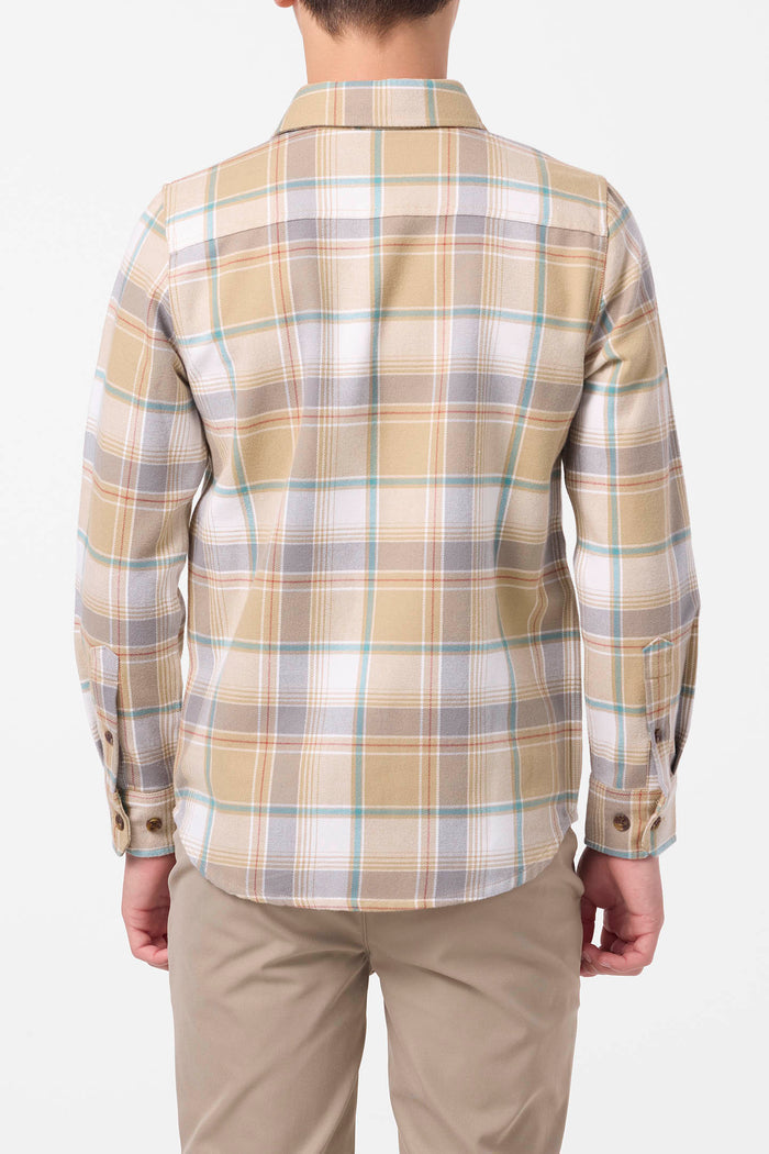Boy's Winslow Plaid Flannel Long Sleeve Shirt - Twill | O'Neill