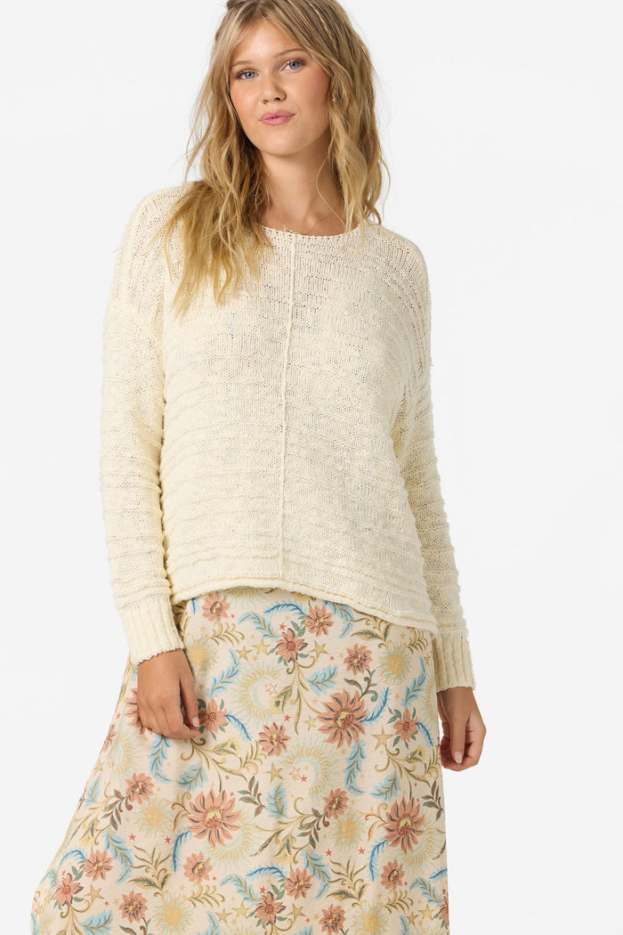 Brayton Long Sleeve Sweater - Winter White | O'Neill
