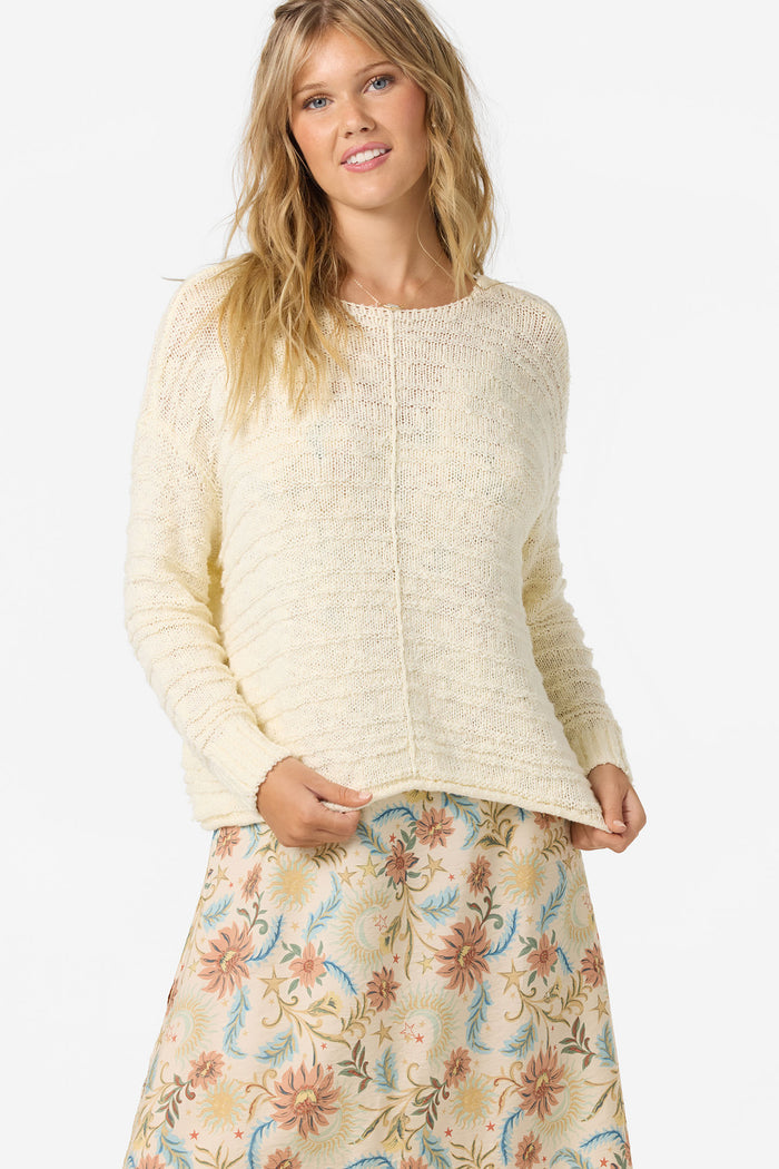 Brayton Long Sleeve Sweater - Winter White | O'Neill