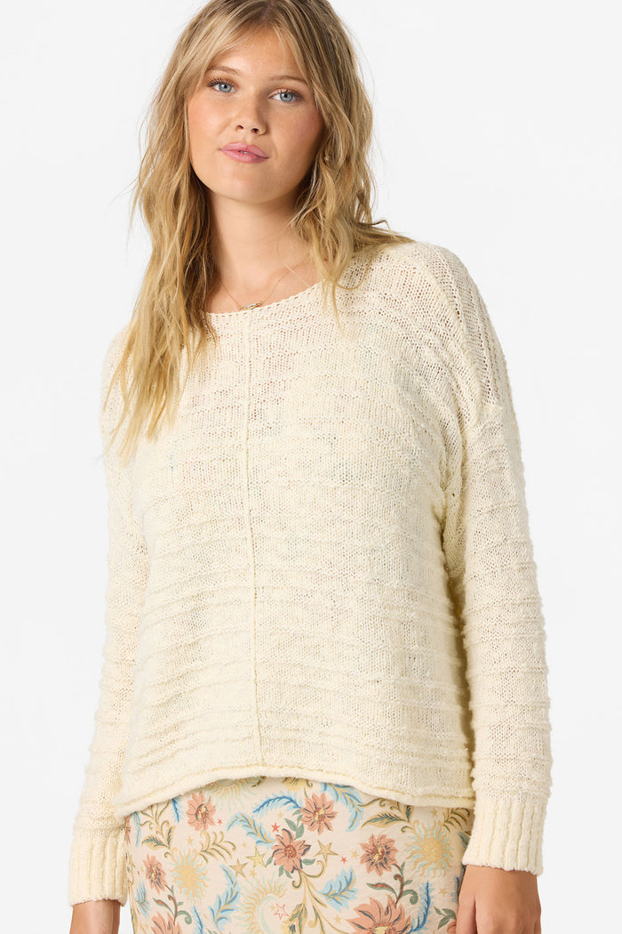Brayton Long Sleeve Sweater - Winter White | O'Neill