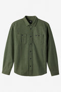 Breakwater Brushed Cotton Flannel - Dark Olive | O'Neill