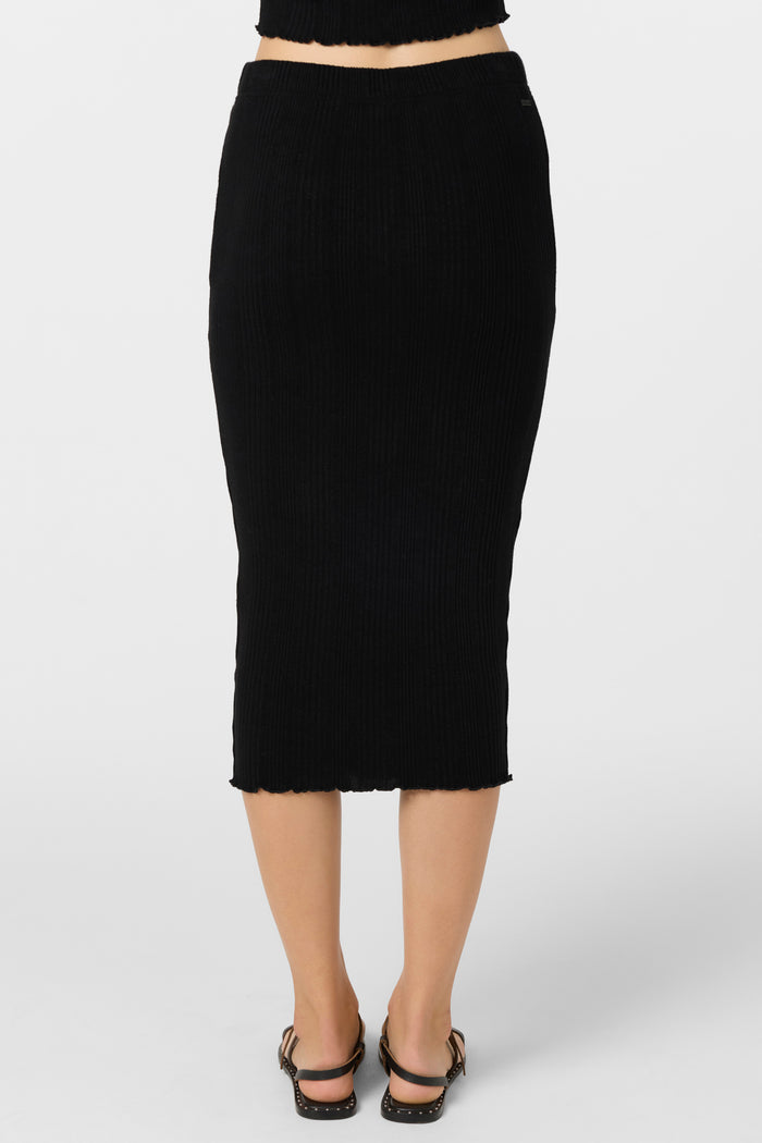 Brennan Knit Midi Skirt - Black | O'Neill