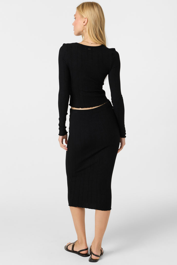Brennan Knit Midi Skirt -  | O'Neill