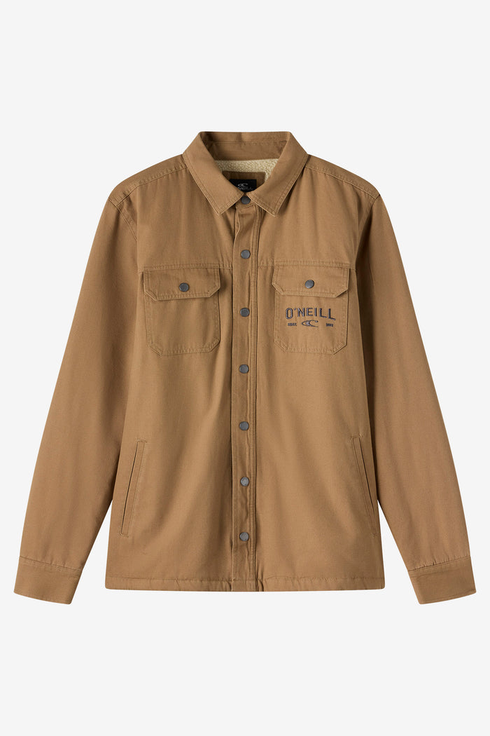 Bronsen High Pile Jacket - Dark Khaki | O'Neill