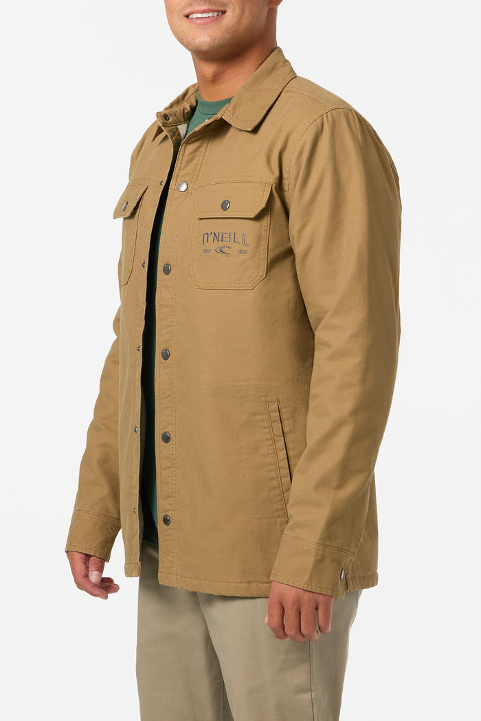 Bronsen High Pile Jacket - Dark Khaki | O'Neill